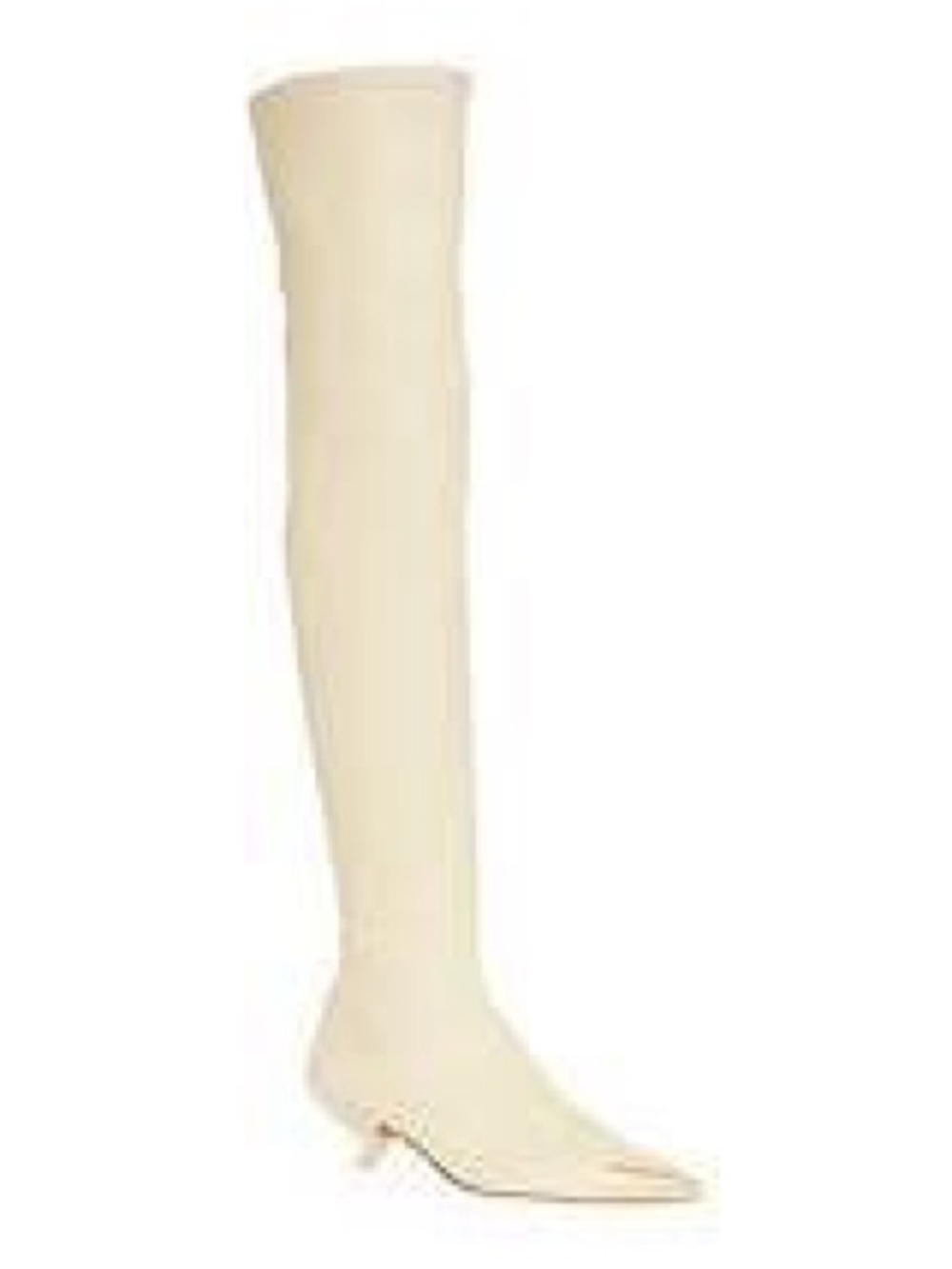 Katy Perry Collections Micro Heel OTK Boot - Chalk / New in box / Size 6